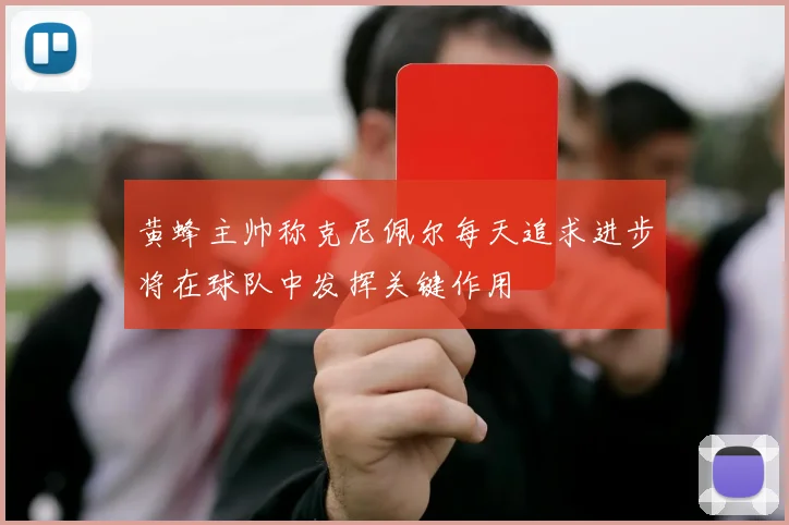 黄蜂主帅称克尼佩尔每天追求进步将在球队中发挥关键作用