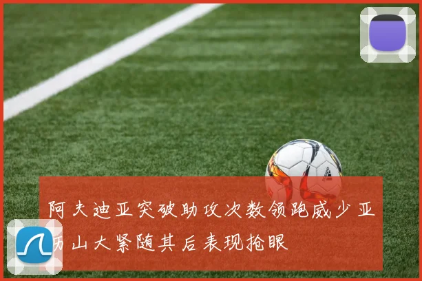 阿夫迪亚突破助攻次数领跑威少亚历山大紧随其后表现抢眼